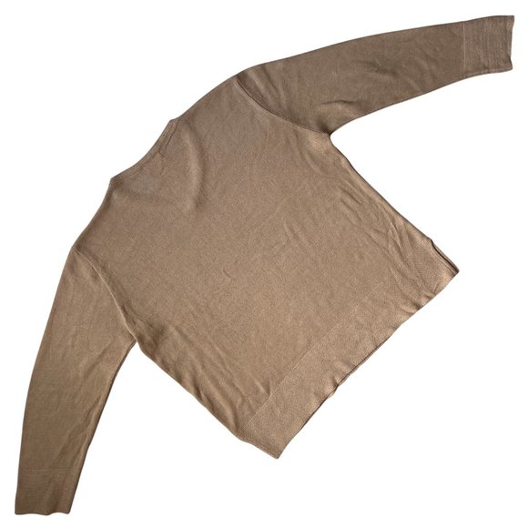 Toya San Sebastian (Spain) Interlock V-Neck Sweater Beige : L - Picture 2 of 5